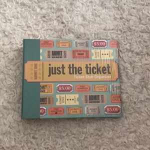 Just The Ticket ticket stub organizer book